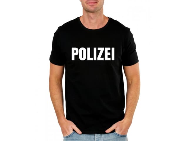 Férfi póló Német Police Polizei