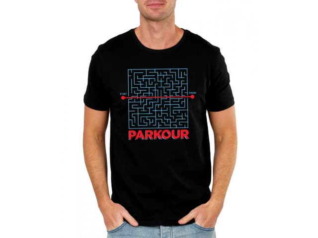 Férfi parkour póló