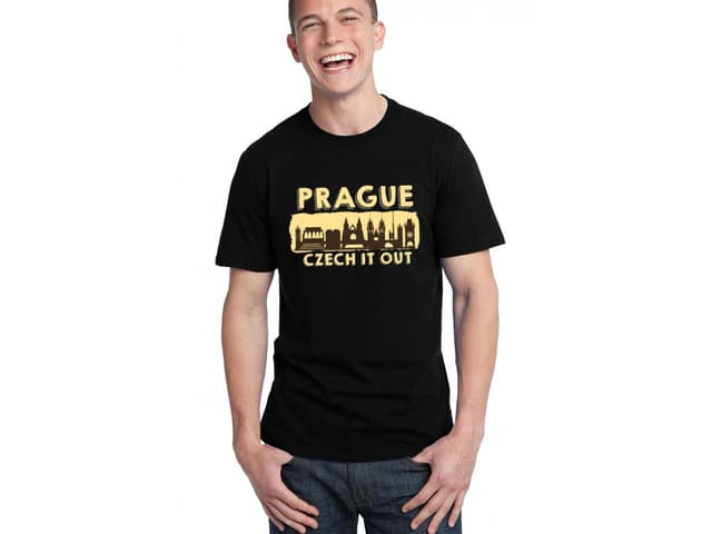 Férfi póló Prága