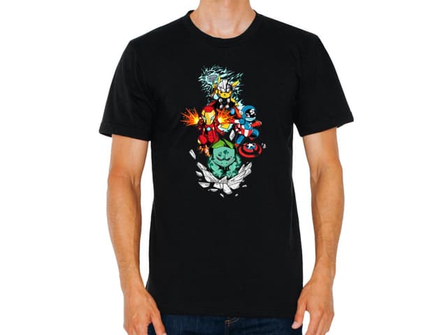 Férfi Bosszúállók Pokémon póló