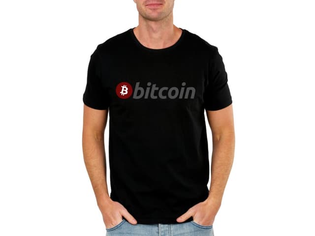 Férfi Bitcoin póló