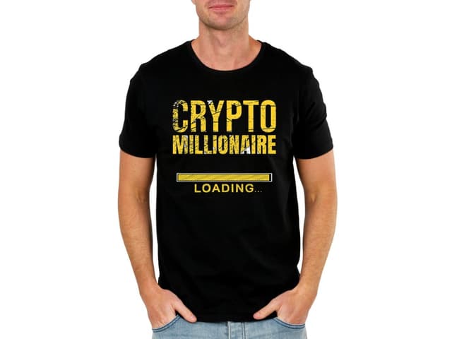 Férfi Bitcoin Milliomos póló