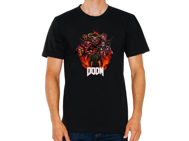 Férfi póló DOOM Fight