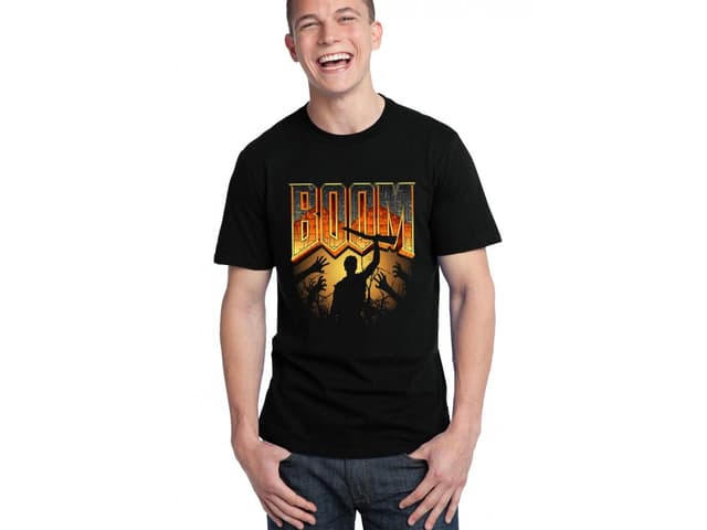 Férfi póló DOOM - Boom
