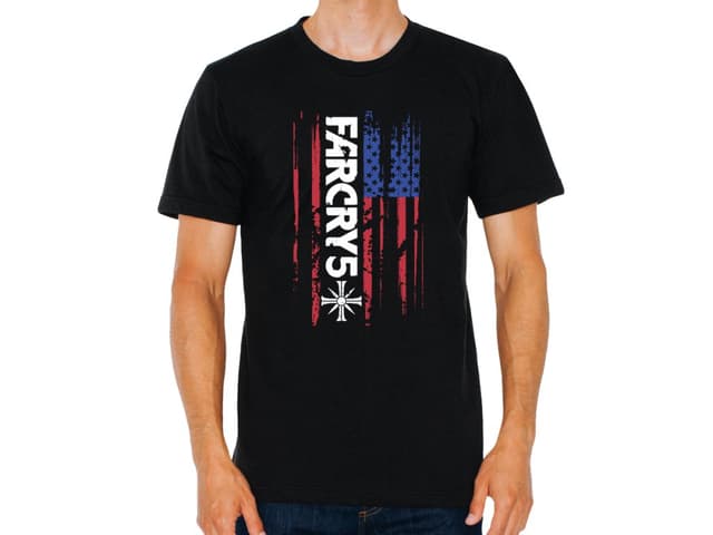 Férfi Far Cry 5 póló - Amerikai zászló
