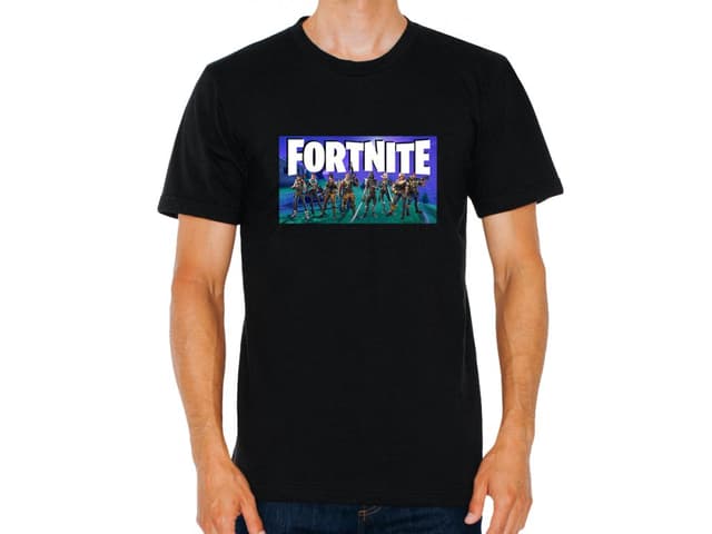 Férfi Fortnite rajongói alkotásos póló