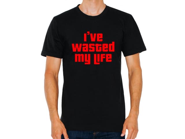Férfi póló GTA - I Wasted My Life