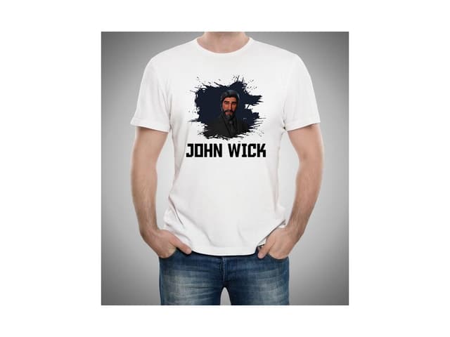 Férfi John Wick Fortnite póló