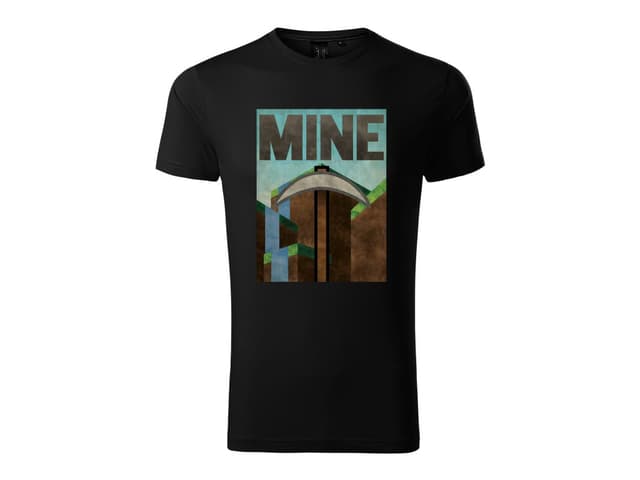 Férfi Minecraft Bányászati Póló