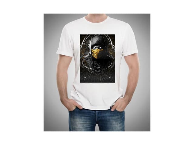 Férfi póló Mortal Kombat - Skorpió