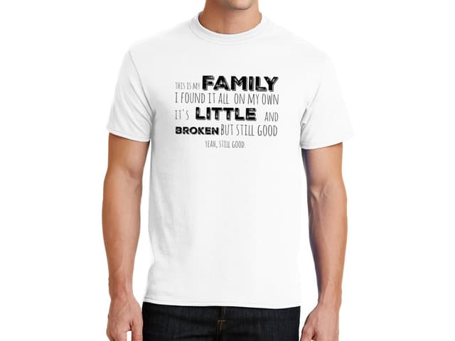 Férfi póló Little Broken Family Big Heart