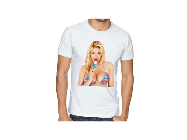 Férfi Kate Upton póló