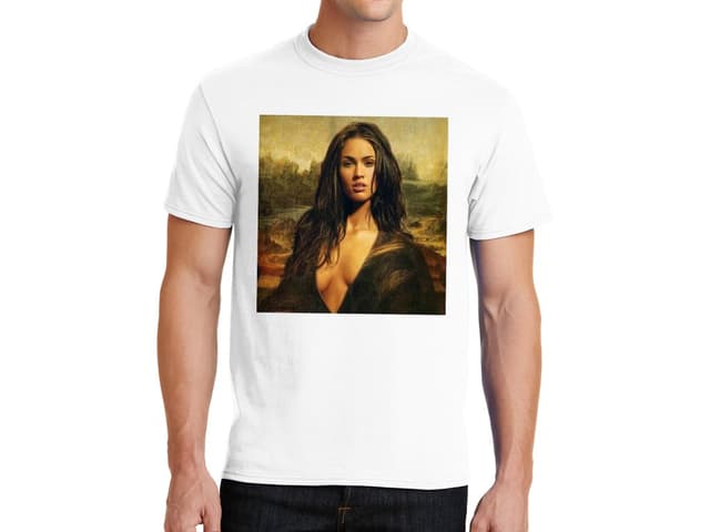 Férfi póló Megan Fox képpel