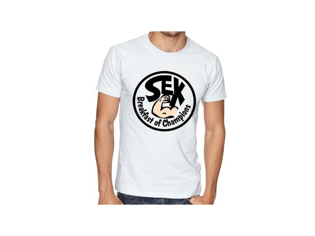 Férfi póló szex reggeli bajnokok