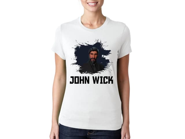 Női John Wick Fortnite póló