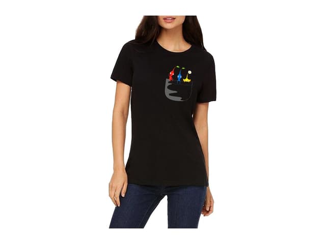 Női póló Pikmin zsebbel