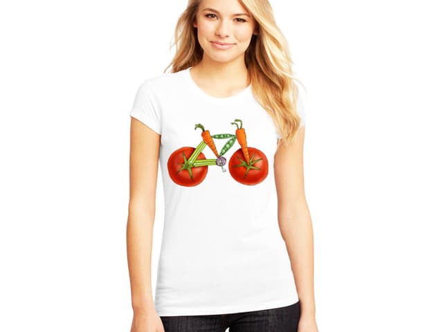 Női póló Vegetable Bike