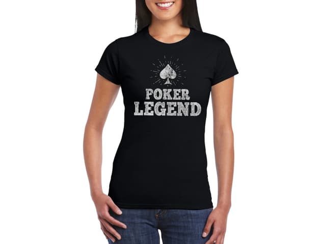 Női póker legenda póló