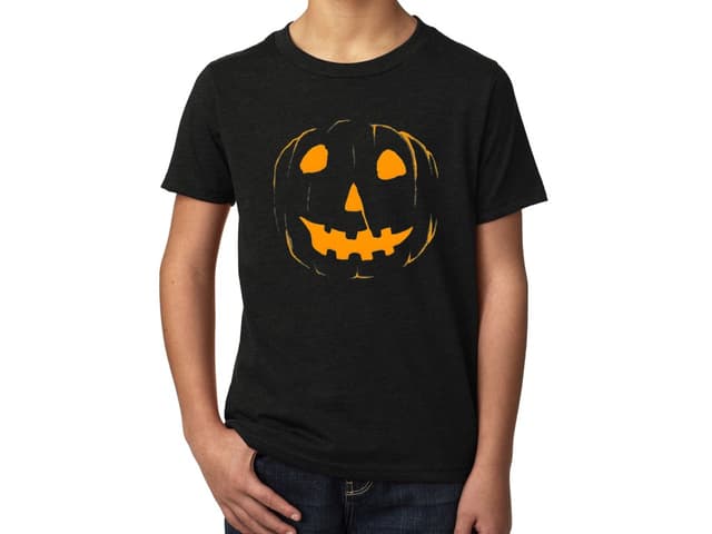 Gyerek póló: Kivágott fazon Halloweenre