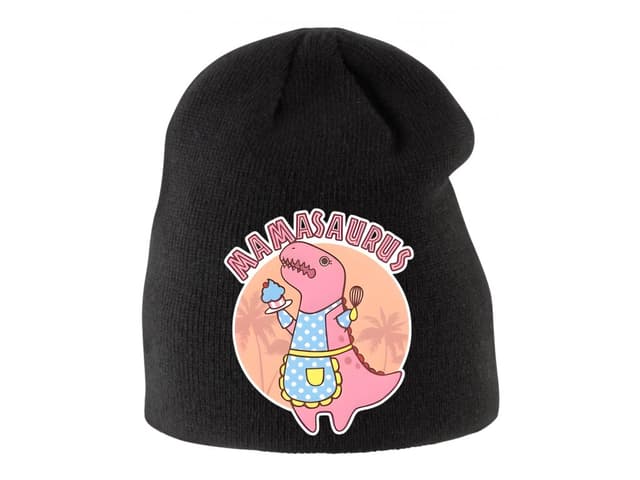Mamasaurus gyerek téli sapka aranyos dino anya