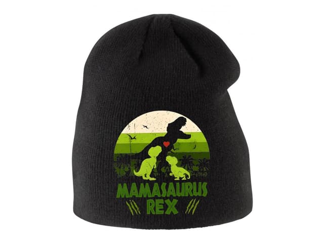Mamasaurus Rex védi a Cubs gyerek téli sapkáját