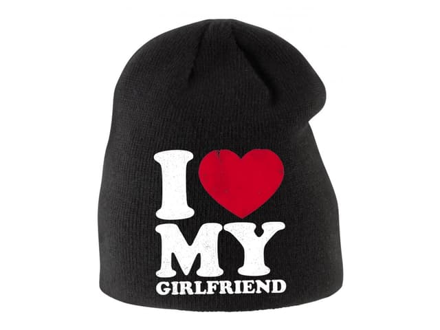Gyerek téli sapka "I Love My Girlfriend"