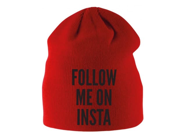 Gyerek téli sapka Kövess az Instagramon