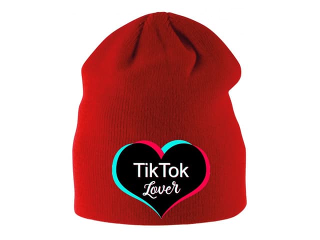 Gyerekek téli sapkája TikTok-szerető