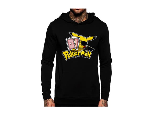 Póker és Pokémon pulóver