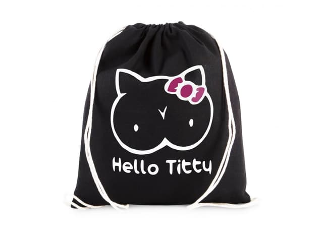 Hello Kitty táska paródia