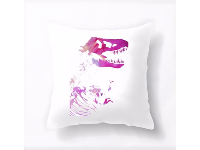 Rózsaszín T-Rex párna