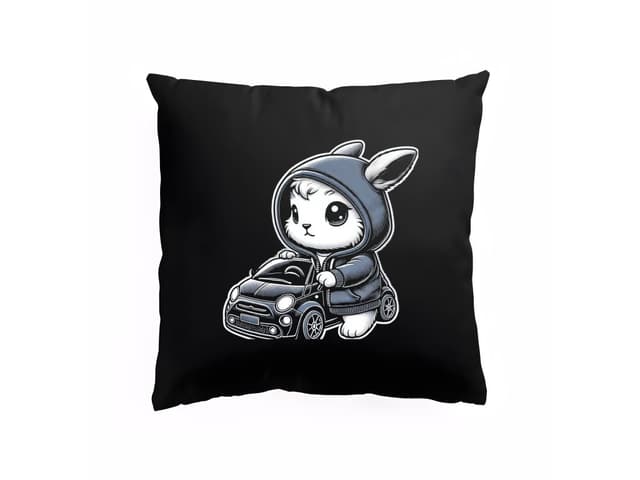 Mini autós párna nyuszi banda