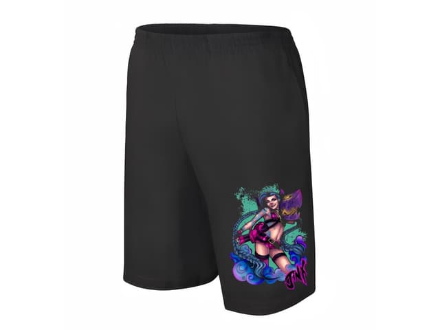 Férfi/gyerek Jinx League of Legends rövidnadrág