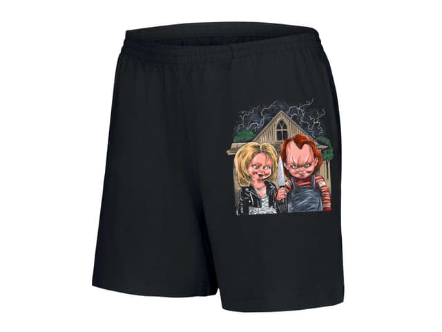 Női rövidnadrág Chucky és Tiffany visszatér ijesztő stílusban