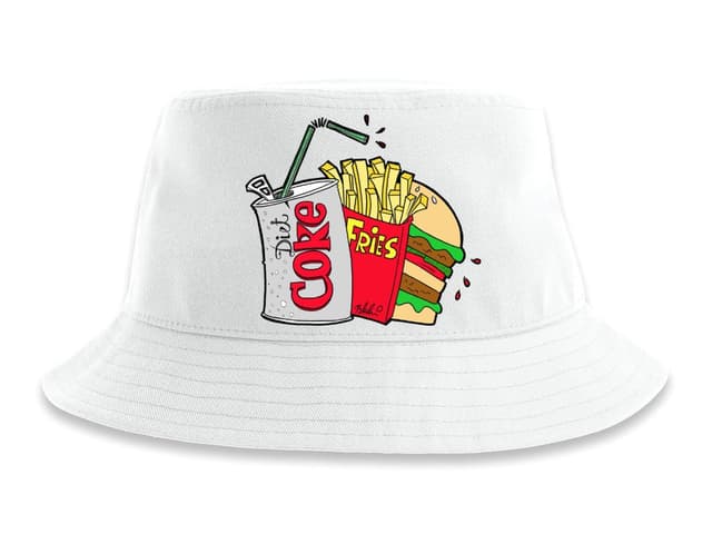 Kóla kalapban sült hamburger