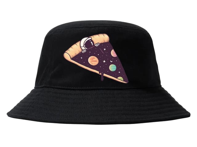 Pizza űrhajós sapka