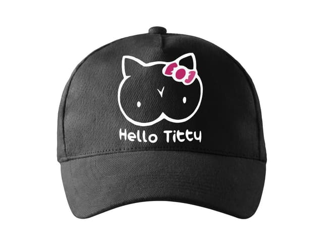 Hello Kitty sapka paródia