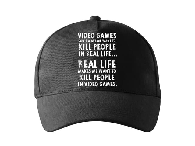 Cap Video Games Kill