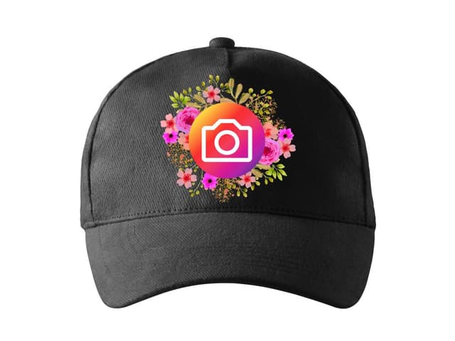 Instagram virágos sapka