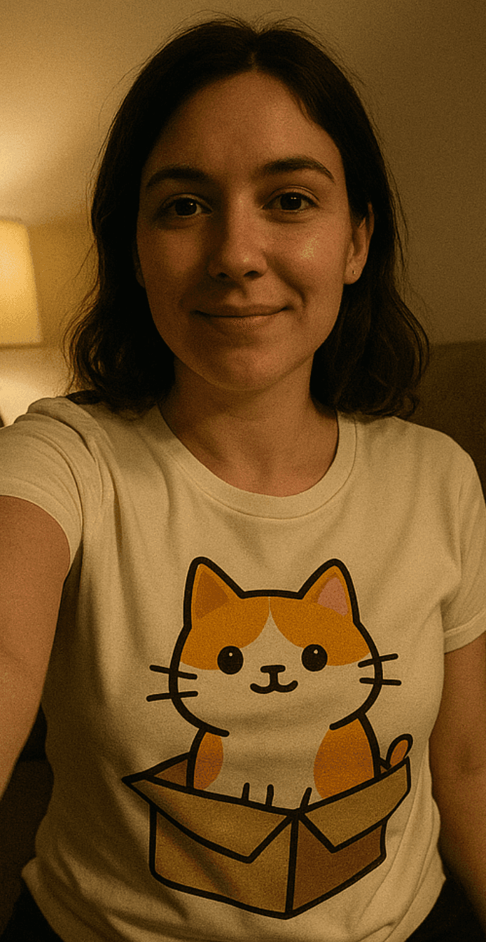 Nagy Eszter - Cicás póló dobozban