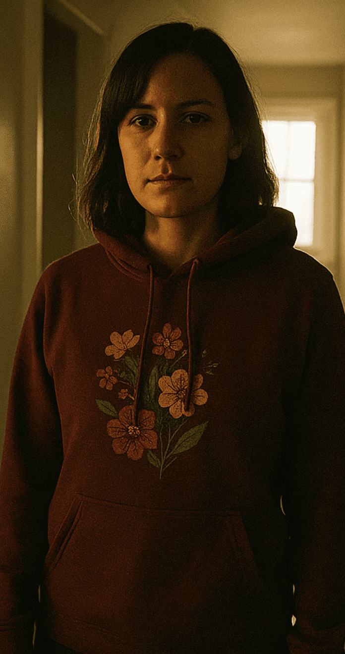 Kovács Anna - Egyedi virágos pulóver